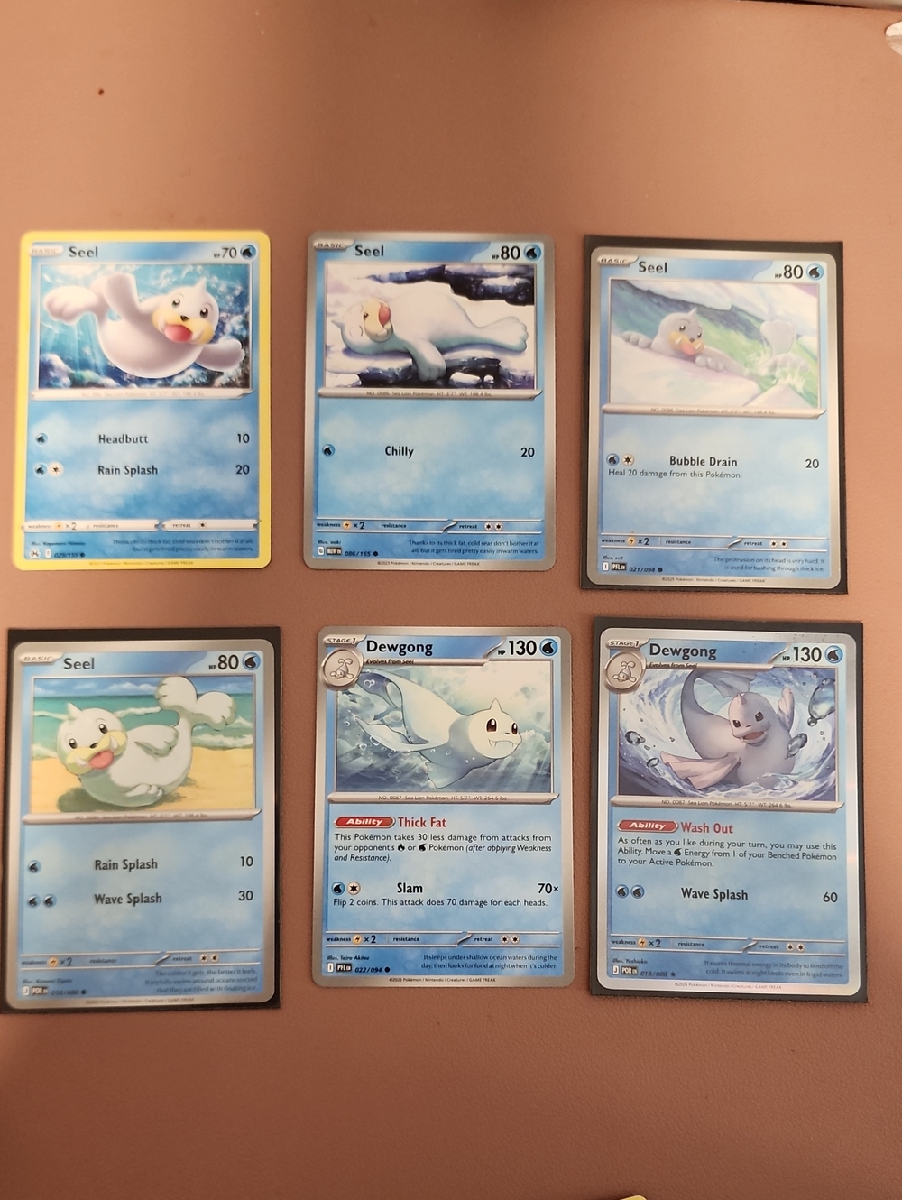 Seel & Dewgong Ice Water Card Bundle - Blue
